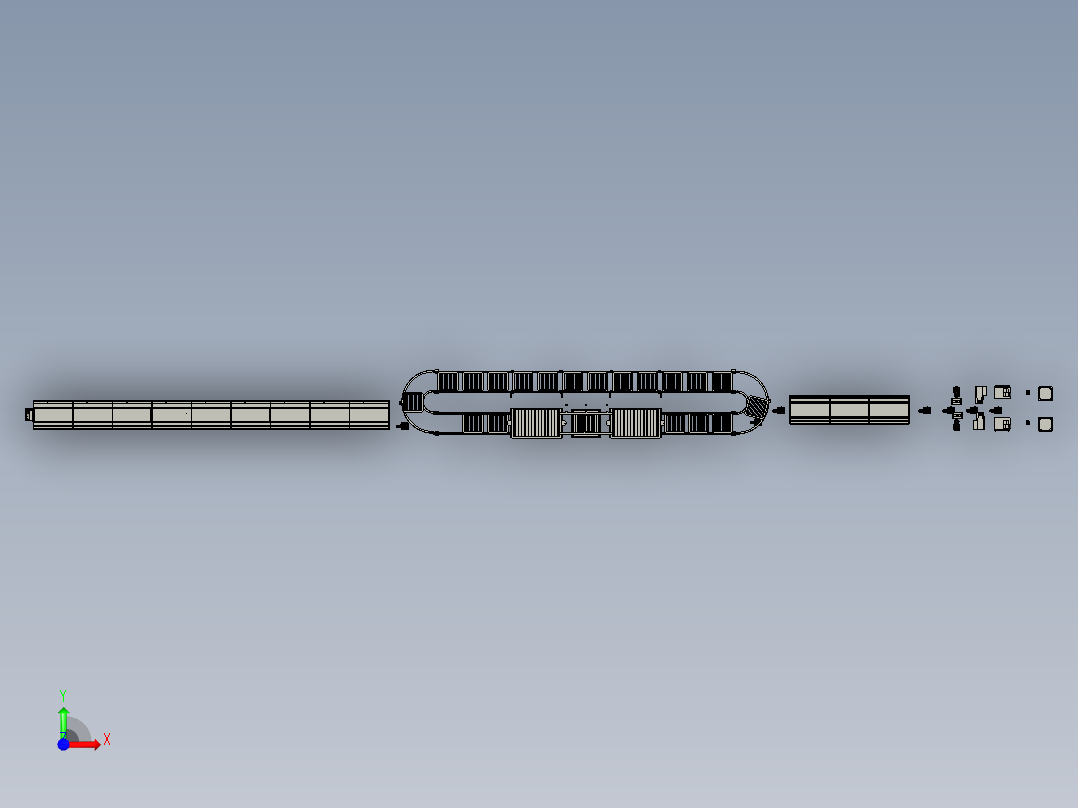 新能源自动化母排生产线前视图