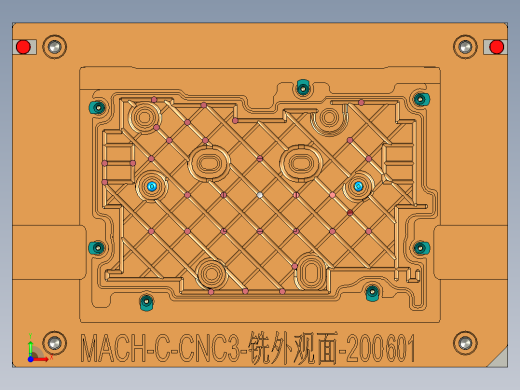MACH-C笔记本CNC工装夹具三维模型-CNC3-铣外观面-200601前视缩略图