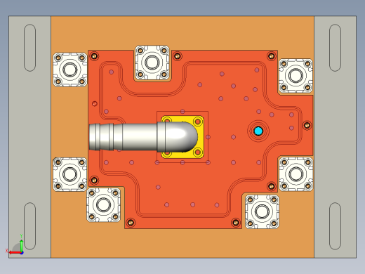 MACH-C笔记本CNC工装夹具三维模型-CNC3-铣外观面-200601后视缩略图