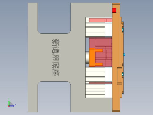MACH-C笔记本CNC工装夹具三维模型-CNC3-铣外观面-200601左视缩略图