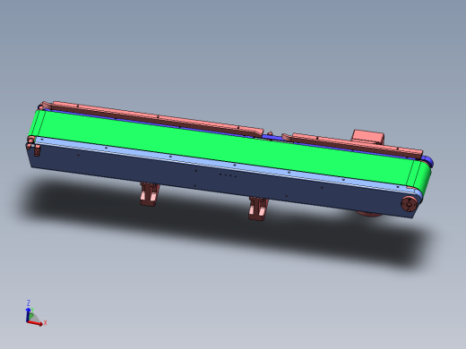 1.6米0.2米带式输送机构