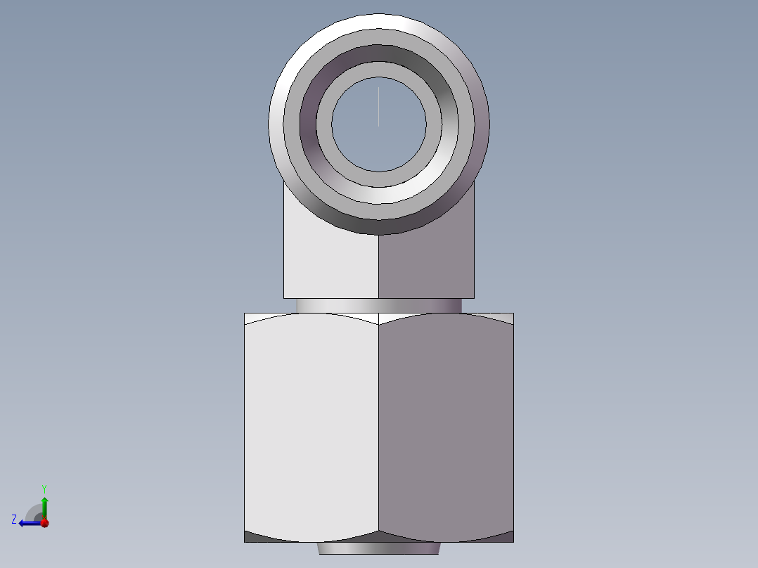 BC+BD 三通组合接头、BC-14右视图