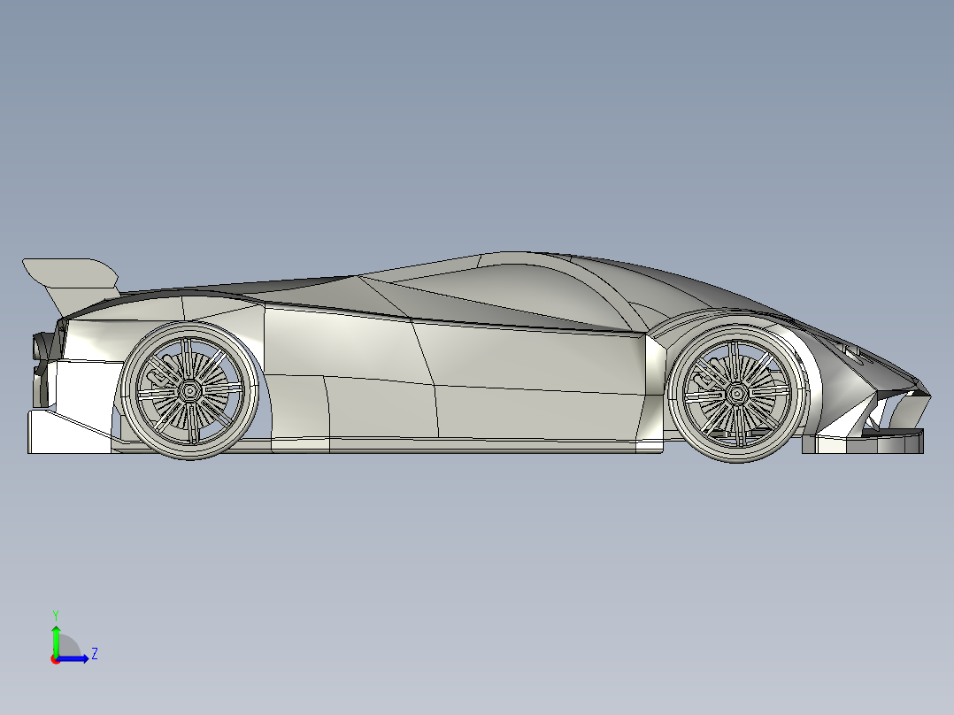 A3003251-帕加尼·宗达汽车左视图