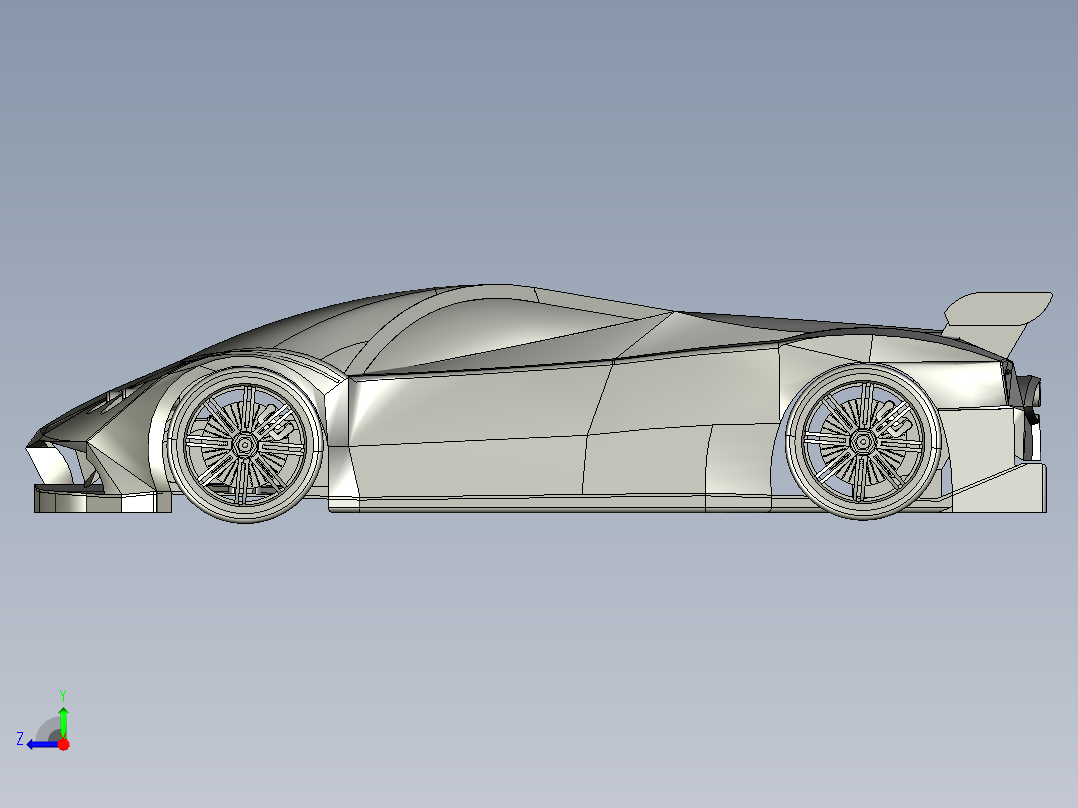 A3003251-帕加尼·宗达汽车右视图