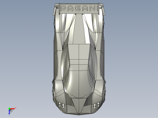 A3003251-帕加尼·宗达汽车俯视缩略图