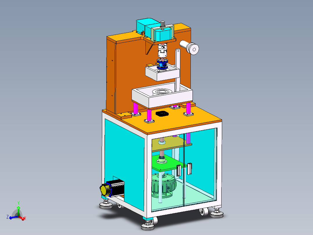 连续油管摩擦磨损试验台架