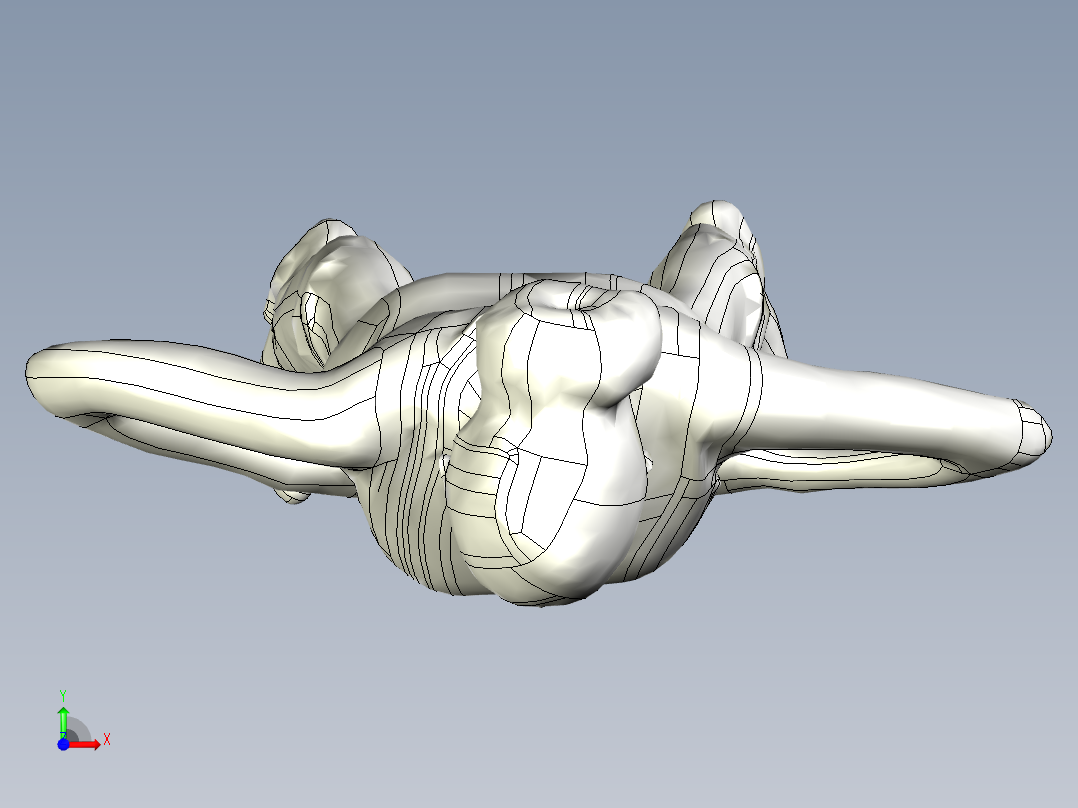 人体模型(115)前视图