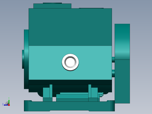 泵、水泵、2X-70A旋片真空泵(成都南光)右视缩略图