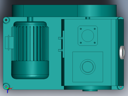 泵、水泵、2X-70A旋片真空泵(成都南光)俯视缩略图