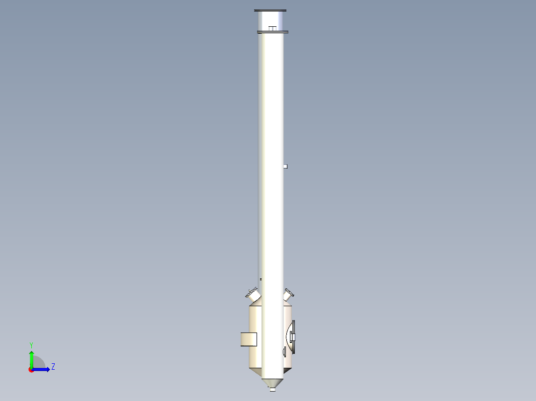 B3003547-真空蒸发器左视图