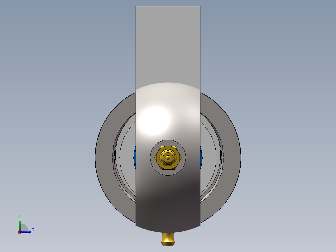 HSGK50X28X300-E 油缸左视图