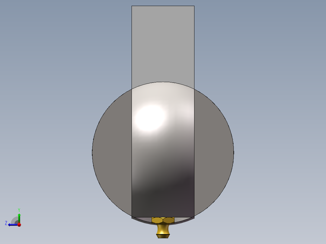 HSGK50X28X300-E 油缸右视图
