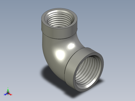 螺纹管弯头-异径内丝 DN10-DN8