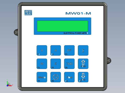 PFC控制器和万用表Weg model 0 MMW 01-M前视缩略图
