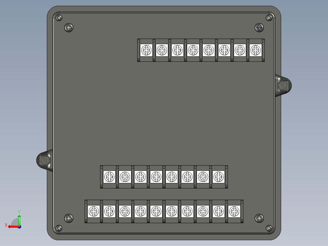 PFC控制器和万用表Weg model 0 MMW 01-M后视图