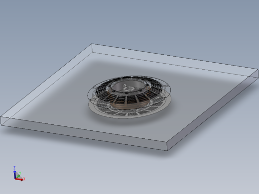 游艇通风口通风孔连接模型MF15