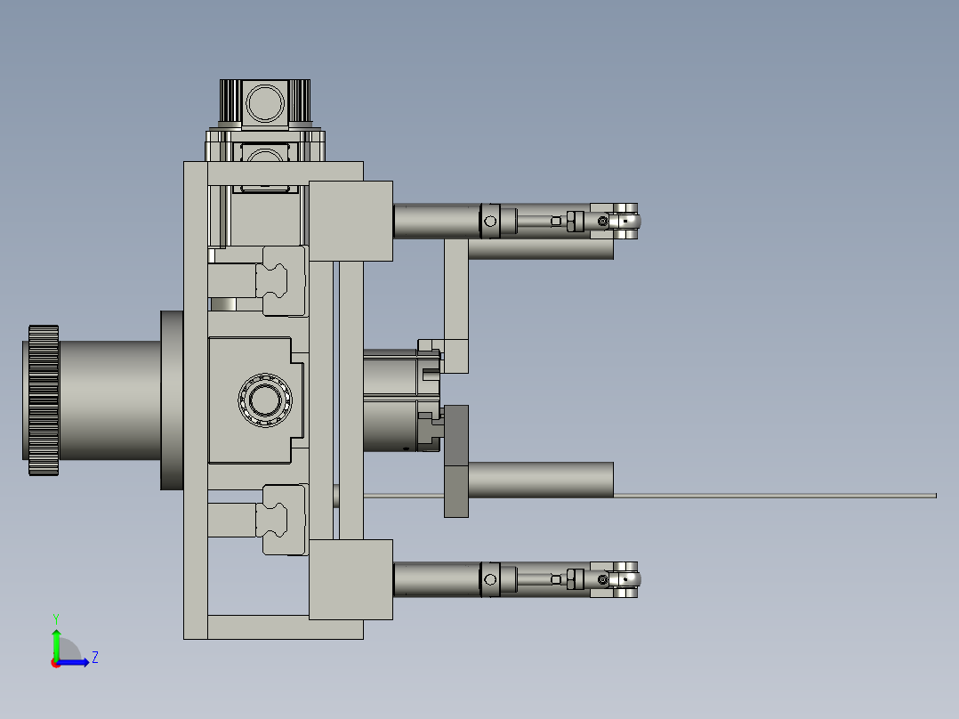 夹紧装置1左视图