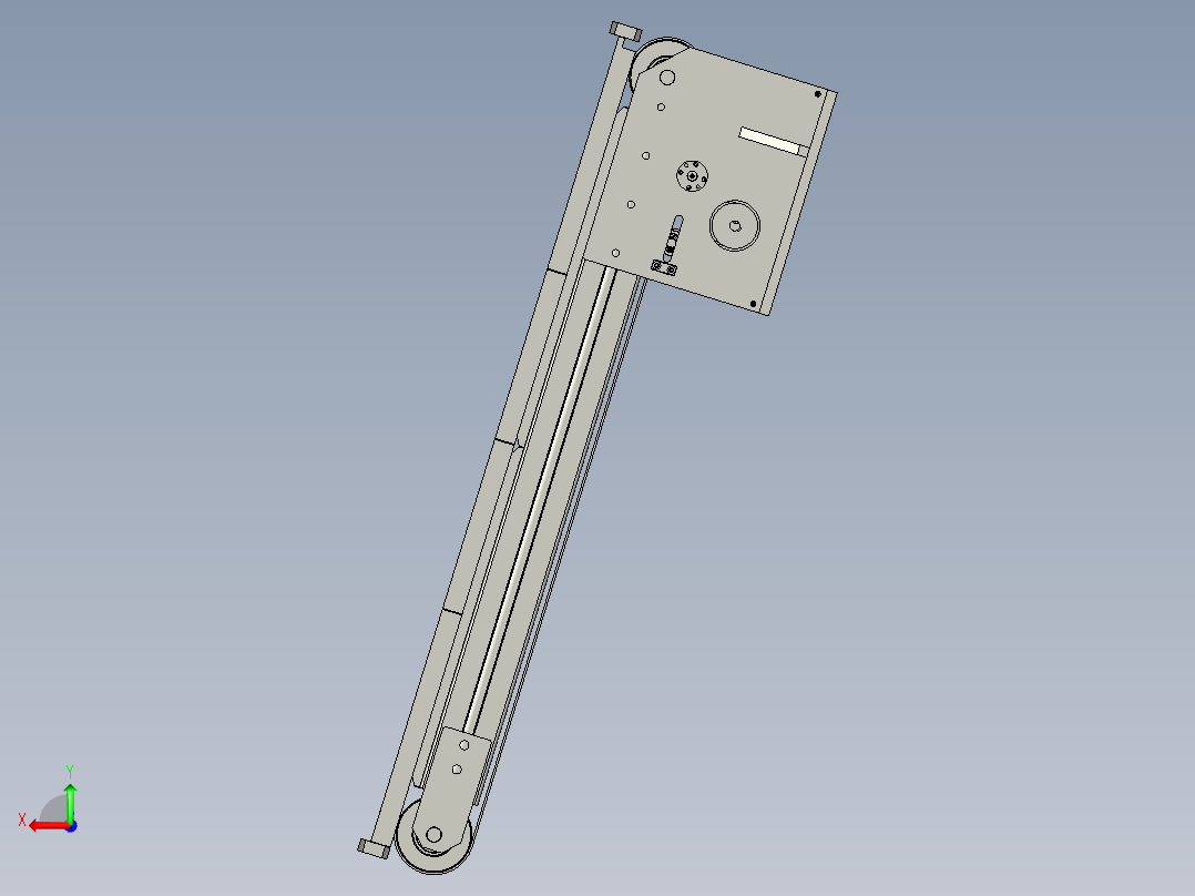 qPVC皮带小型化输送线20221223-1后视图
