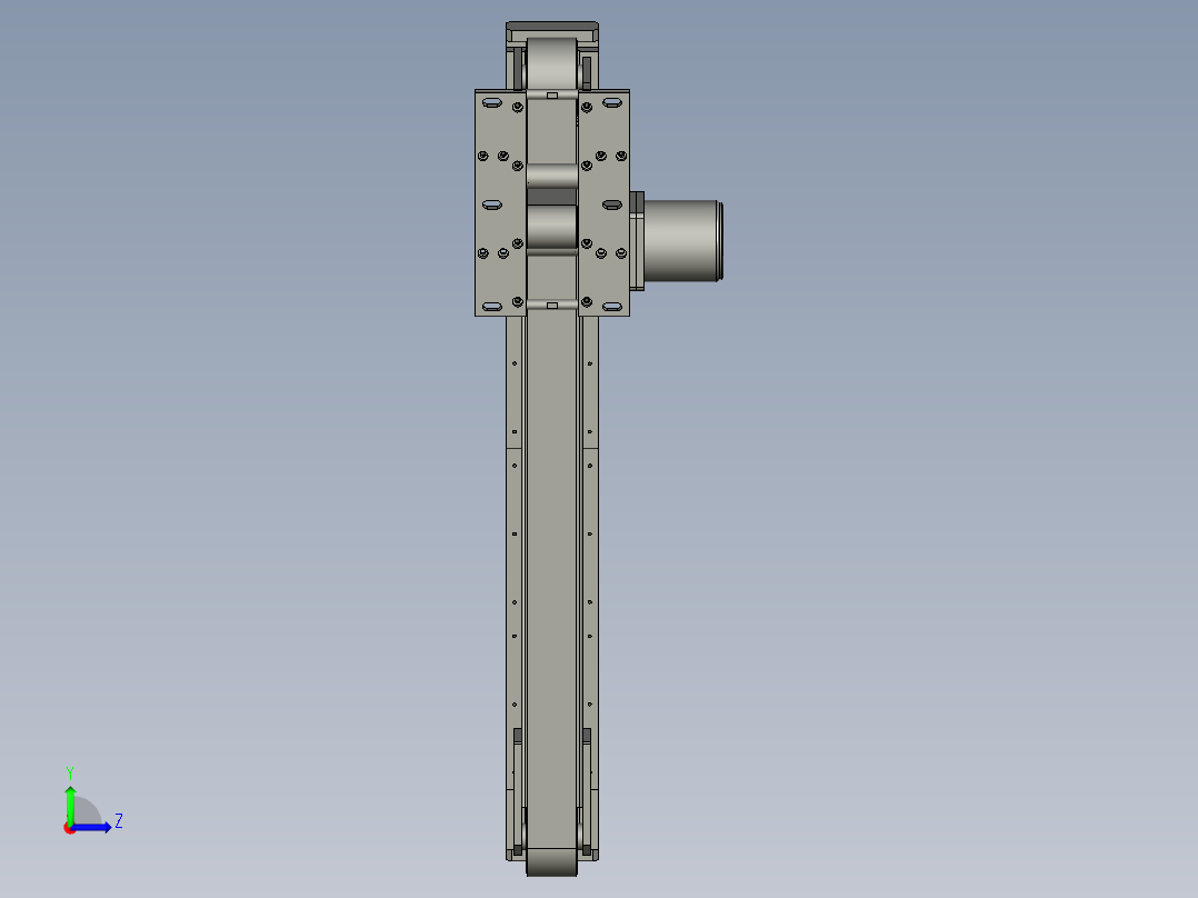 qPVC皮带小型化输送线20221223-1左视图