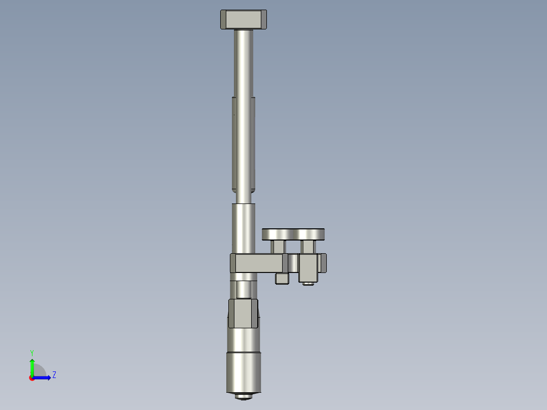上夹料模组左视图
