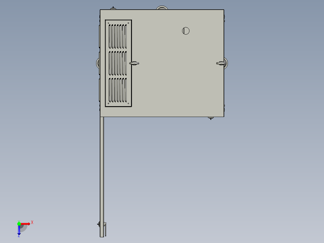 监测系统机柜总图俯视图