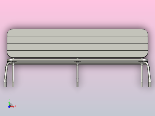 长凳前视缩略图