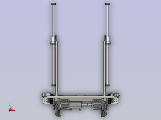 爪子及抬升子装配体1-0前视缩略图
