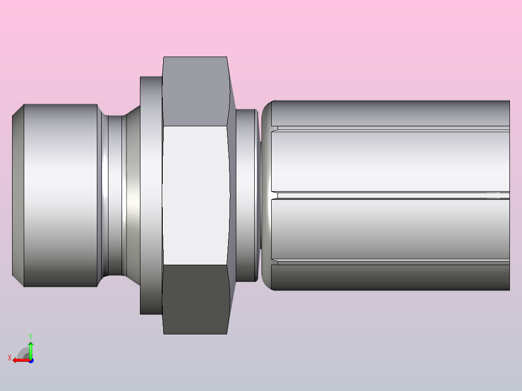 标准液压接头1D946-10-8后视图
