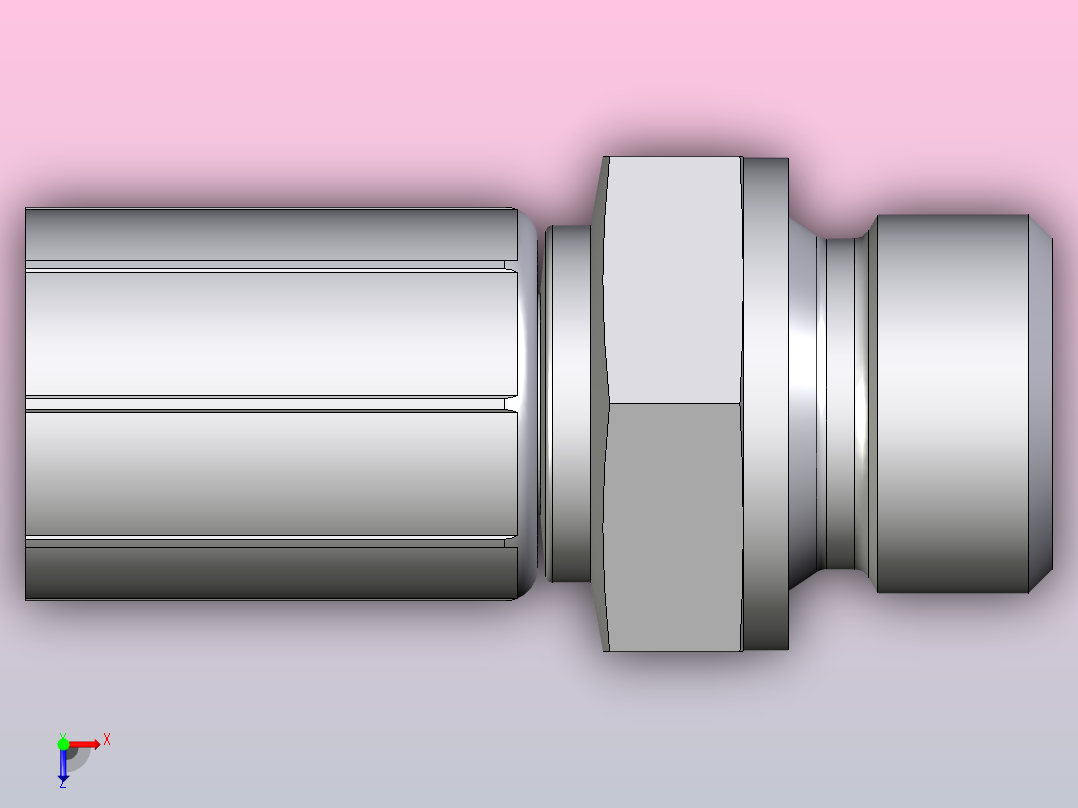 标准液压接头1D946-10-8俯视图