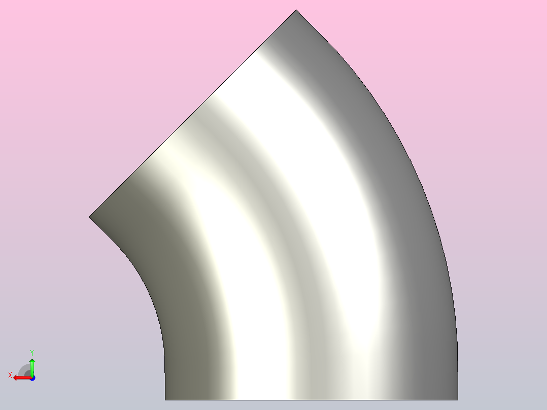 45°、90°弯头[6-45C(10S)]后视图