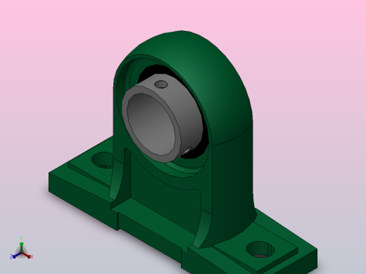 带高中心立式座顶丝外球面球轴承[UCPH型]_UCPH 210