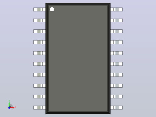 106x SOIC 封装（小外形集成电路）SOIC127P1034X267-20N前视缩略图