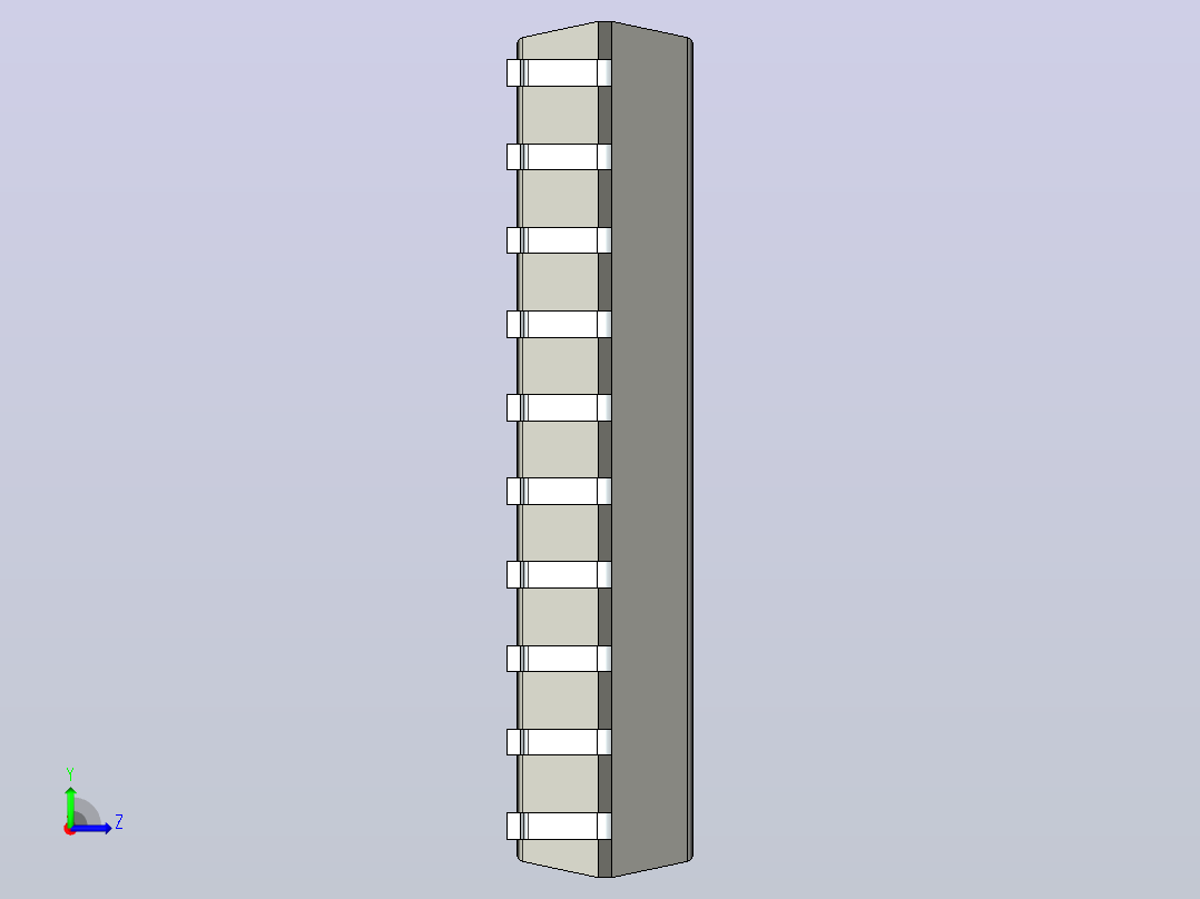 106x SOIC 封装（小外形集成电路）SOIC127P1034X267-20N左视图