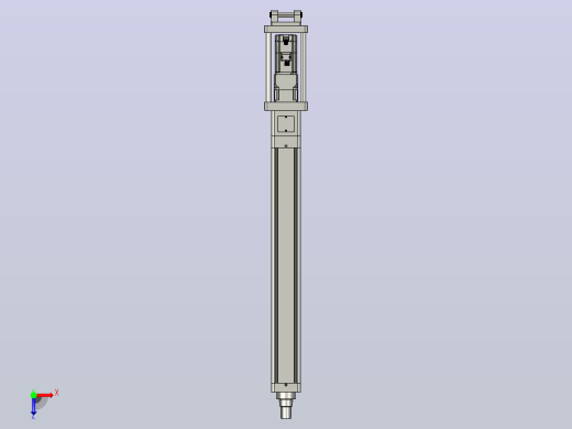 轻载电动缸TPA-ESR100-3210C-L700-M-CB-W-P75-JX-C3俯视缩略图