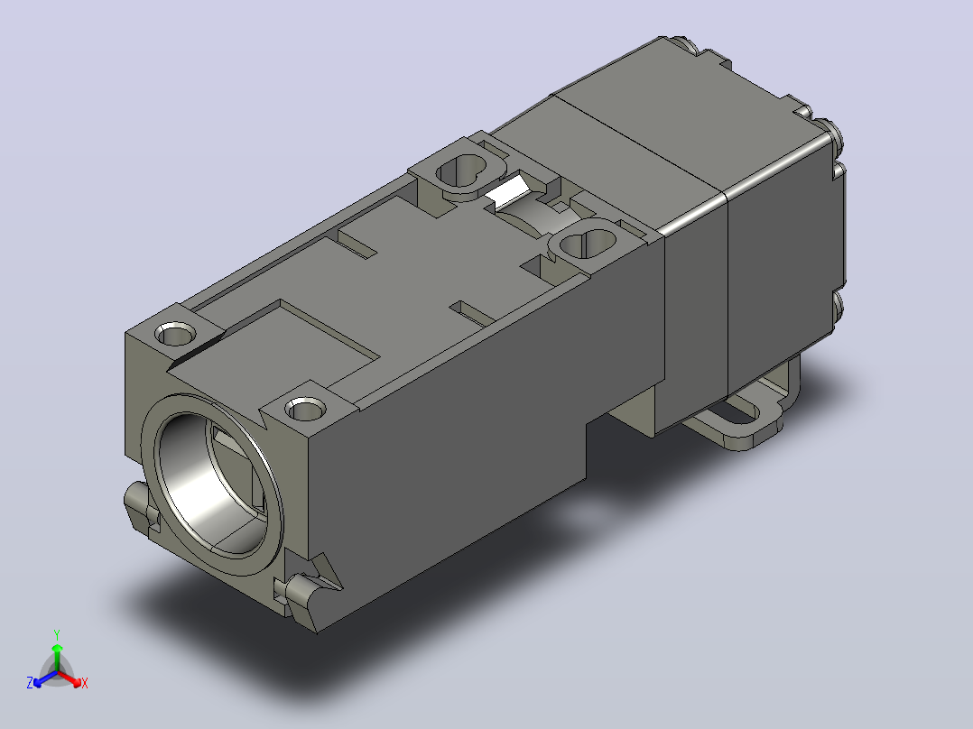 安全门开关磁性锁开关组件钥匙TZ-93BPG02主视图