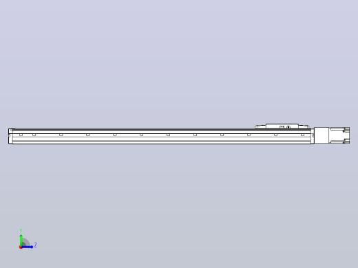 滚珠丝杠直线轴内置导轨TPA-GCR-120-1610C-L900-M-M40-N3左视缩略图
