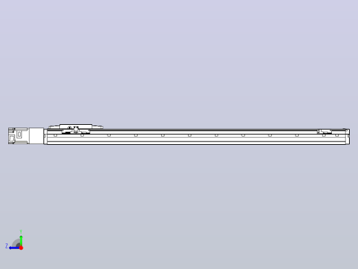 滚珠丝杠直线轴内置导轨TPA-GCR-120-1610C-L900-M-M40-N3右视缩略图
