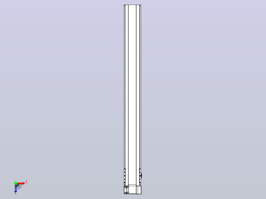 皮带直线轴半封闭可选导轨TPA-HNB-175D-140-L1600-RP-Y-P75-N3俯视缩略图