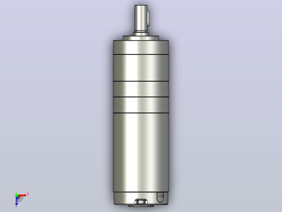 Z62DPN60W减速比二级减速俯视图