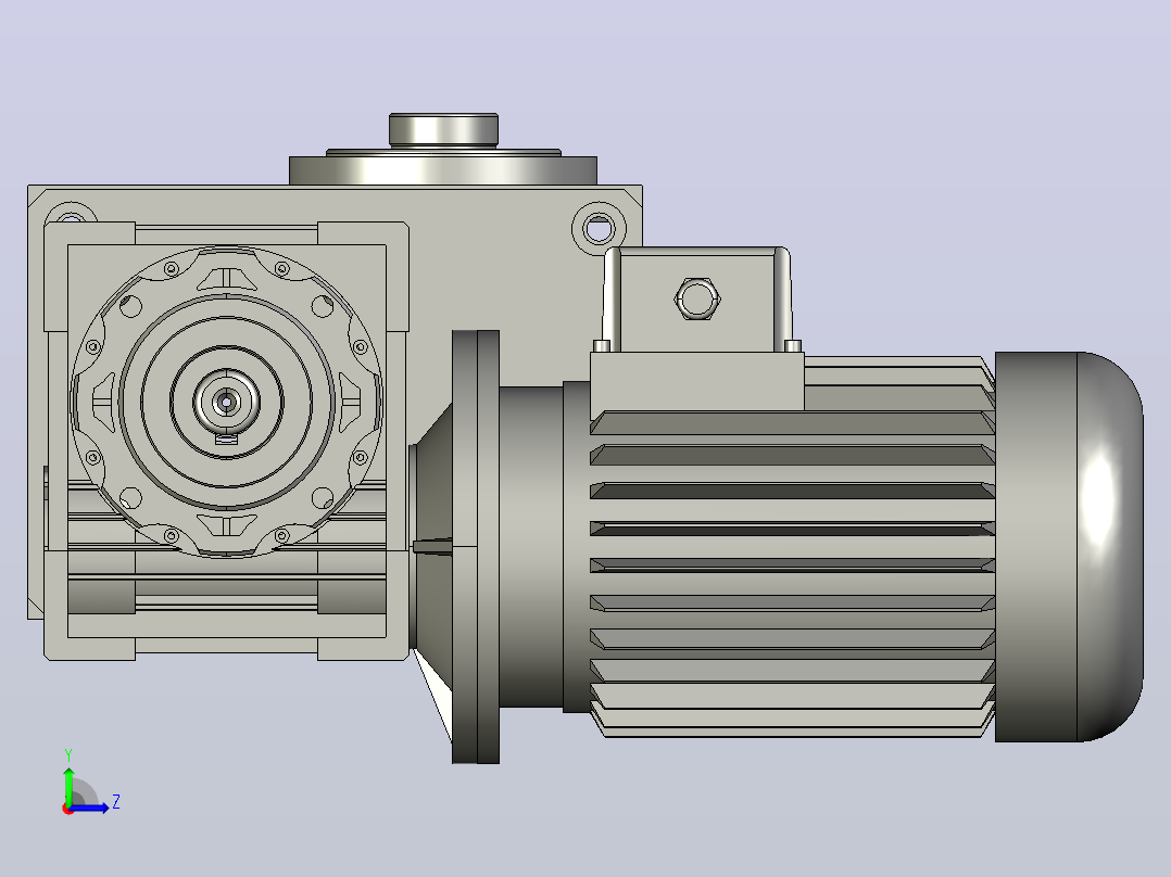 凸缘分割器60DF-PACK-RV40左视图