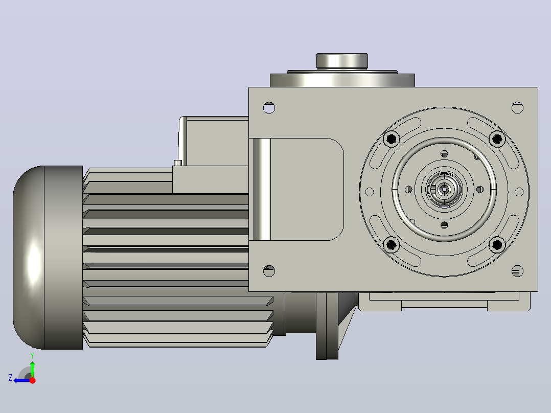 凸缘分割器60DF-PACK-RV40右视图