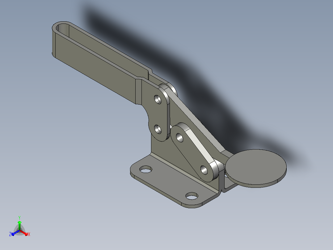 快速夹钳HS-22100.igs正等轴测图