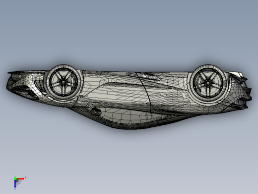 58-迈凯伦 720s 2018 CATIA FBX OBJ WIRE STL俯视缩略图