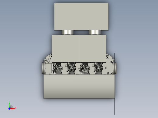 转向节四轴夹具前视缩略图