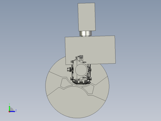 转向节四轴夹具左视缩略图