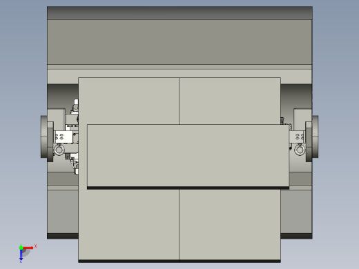 转向节四轴夹具俯视缩略图