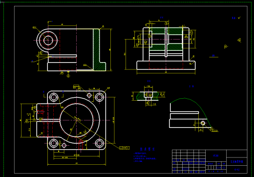 机械毕业设计-0084-工艺夹具-左支座零件工艺规程钻孔夹具设计缩略图