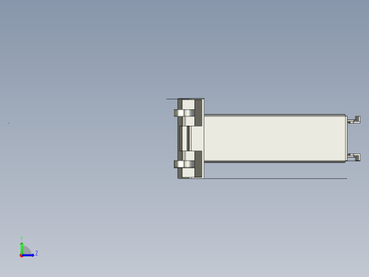 操作台支架左视缩略图