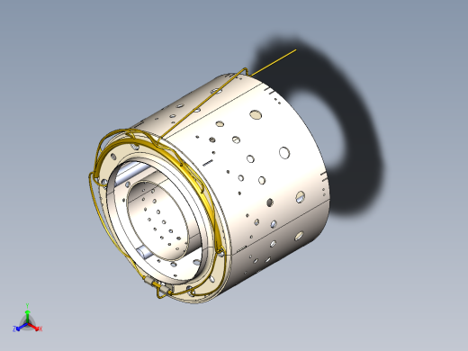 涡轮燃烧机模型
