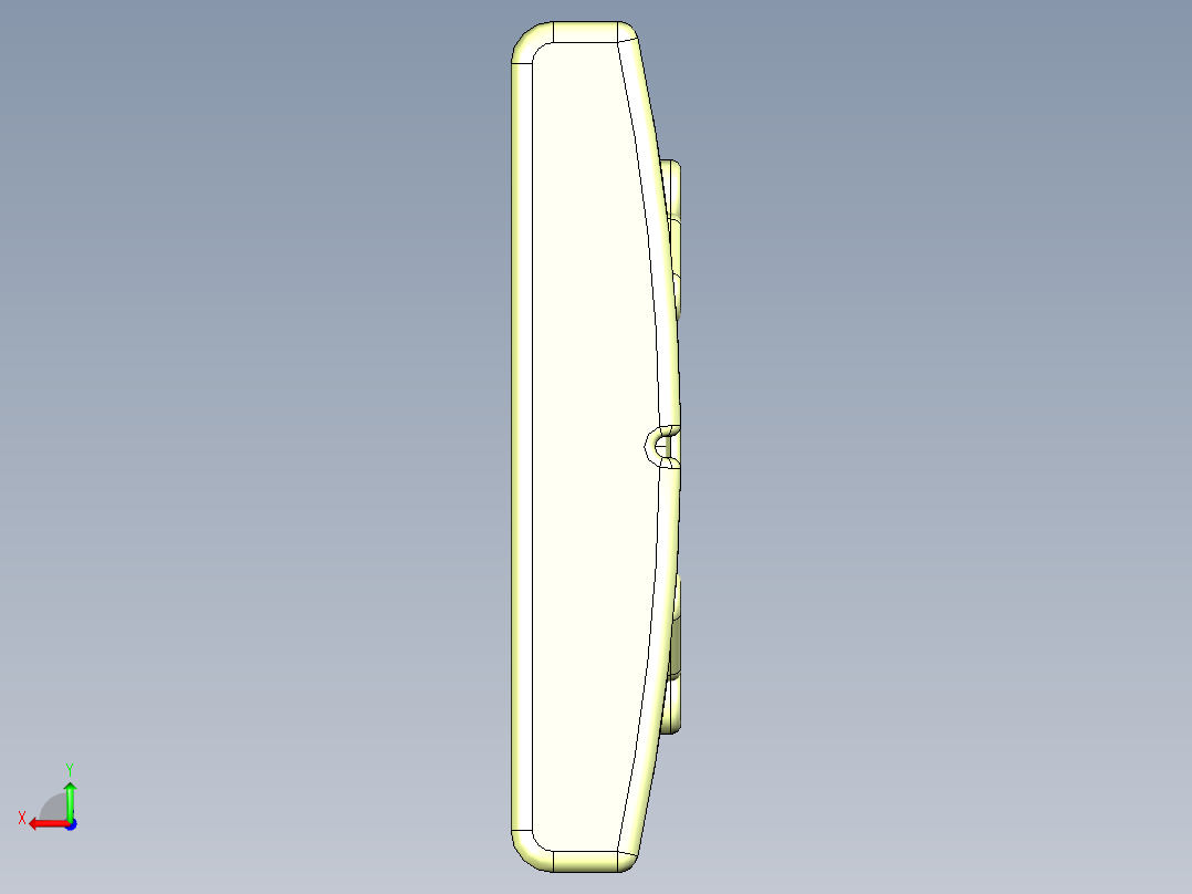 Catia 家庭式音箱模型后视图